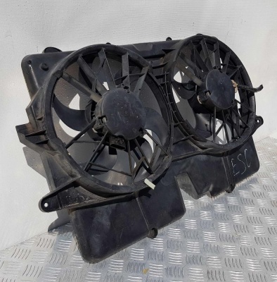 Диффузор с вентиляторами охлаждения в сборе Ford Escape 2000-2007 5L84 8C607 HB; 5L8Z 8C607 GD; 5L8Z 8C607 BF; 5151014; 5000660