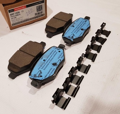 Колодки тормозные задние (к-кт) Ford Explorer(HD Calipers/Police) 2013>  Motorcraft BRF 1539; BRF 1447; BRF 1348; FG1Z 2200 A; EG1Z 2200 B; DG1Z 2200 C