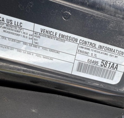Капот Dodge Ram TRX 2022-2023 68442701AD