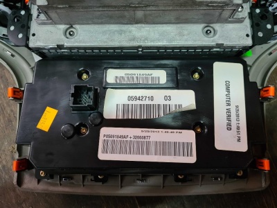 Панель климат-контроля Jeep Grand Cherokee 2014 (3.6L) 05091849AD; 05091849AE; 05091849AC; 5091849AF
