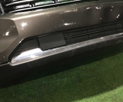 Молдинг решетки переднего бампера нижний (хром) Chevrolet Tahoe 2021-н.в. 84833619 ; 84373296